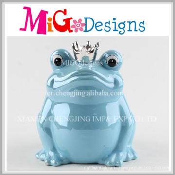 Lovely New Designs Frog Shape Wholesale Ceramic Piggy Banks